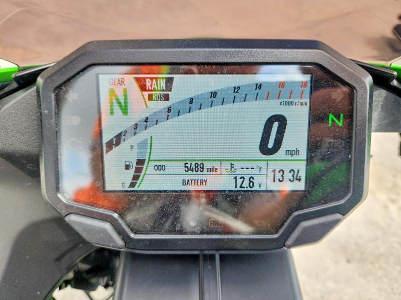 2025 Kawasaki Zx VIN JKBZXJK11SA007511 COPART salvage auction — FRONT END, Tx - Salvage Vehicle Title, sold $2,950 on 2026-07-30 (photo 7)