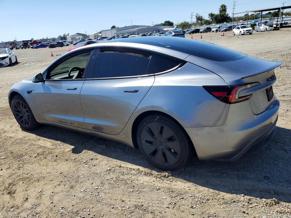 2025 Tesla VIN 5YJ3E1EA8SF937477 COPART salvage auction — SIDE, Ca - Salvage Certificate, sold $450 on 2026-07-21 (photo 2)