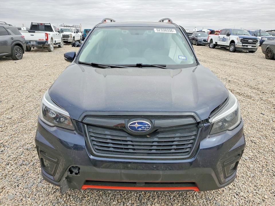 2021 Subaru Forester VIN JF2SKARC3MH587454 COPART salvage auction — SIDE, Tx - Salvage Vehicle Title, sold $3,450 on 2026-07-21 (photo 5)