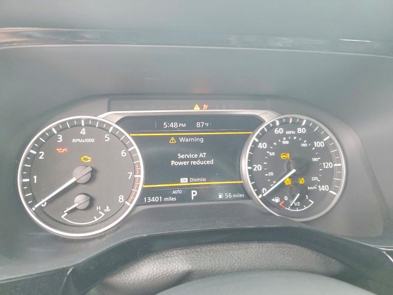 2025 Nissan Pathfinder VIN 5N1DR3BD8SC305252 COPART salvage auction — WATER/FLOOD, Tx - Salvage Vehicle Title, sold $7,800 on 2026-07-22 (photo 9)