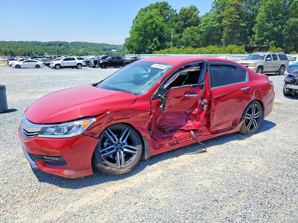 2017 Honda Accord VIN 1HGCR2F54HA010247 COPART salvage auction — SIDE, NC - SALVAGE CERTIFICATE OF TITLE, sold $2,900 on 2026-07-02 (photo 1)