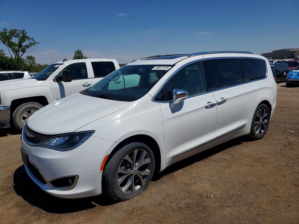 2017 Chrysler VIN 2C4RC1GG7HR735454 COPART salvage auction — HAIL, Ia - Cert Of Title-Salvage Title, sold $5,900 on 2026-07-24 (photo 1)