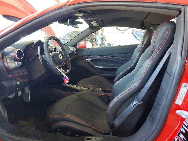 2021 Ferrari F8 spider VIN ZFF93LMA3M0267580 COPART salvage auction — MINOR DENT/SCRATCHES, Ca - Salvage Certificate, sold $277,000 on 2026-07-16 (photo 7)