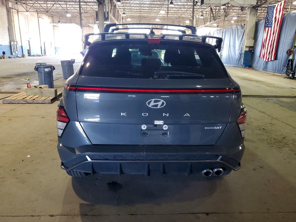2025 Hyundai Kona VIN KM8HBCA35SU200595 COPART salvage auction — FRONT END, Mi - Cert Of Title-Salvage Vehicle, sold $9,500 on 2026-08-18 (photo 6)