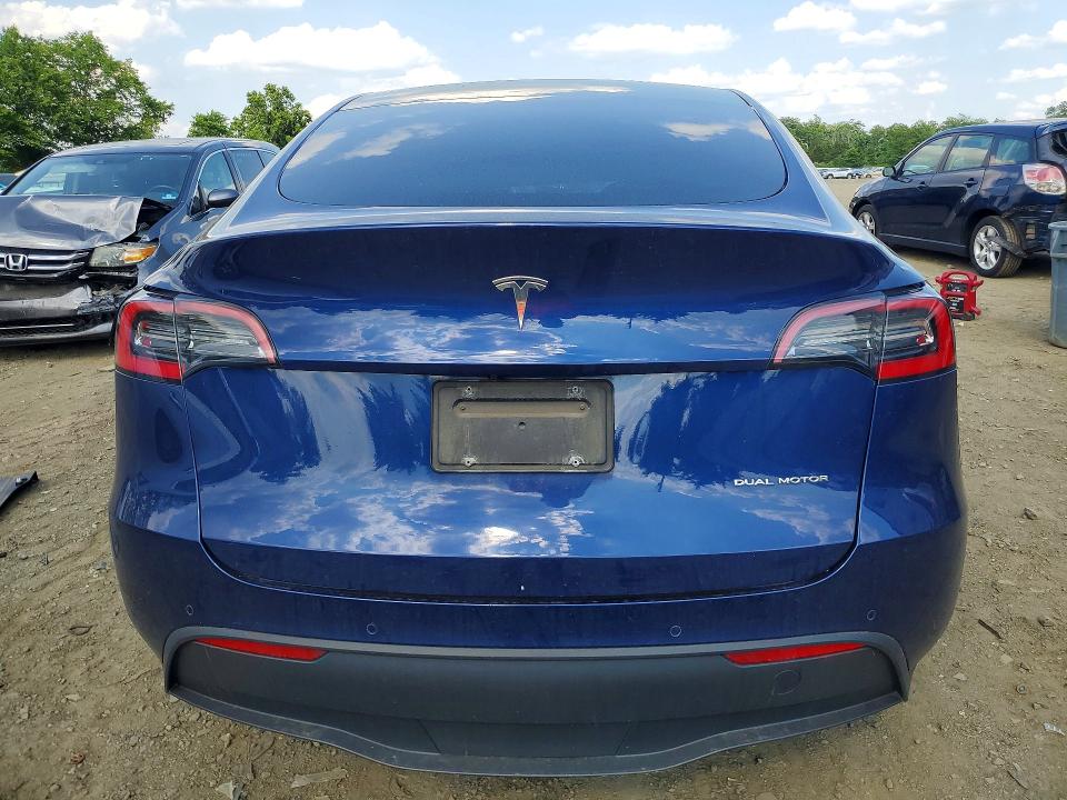 2021 Tesla Model y VIN 5YJYGDEE2MF061593 COPART salvage auction — FRONT END, Nj - Cert Of Title-Salvage, sold $5,800 on 2026-07-20 (photo 6)