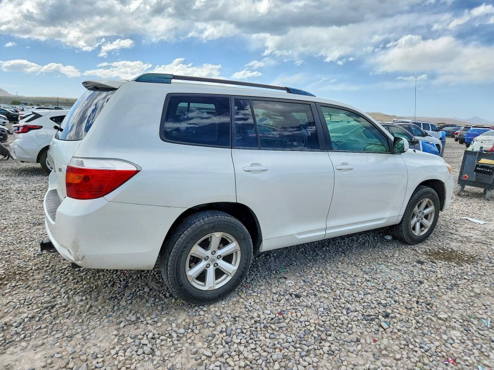 2008 Toyota Highlander VIN JTEES41A782077801 COPART salvage auction — FRONT END, Ok - Certificate Of Title, sold $950 on 2026-07-07 (photo 3)