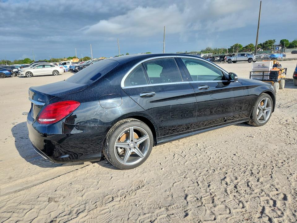 2015 Mercedes-benz C class VIN 55SWF6GB6FU032379 COPART salvage auction — MINOR DENT/SCRATCHES, FL - CERTIFICATE OF TITLE, sold $10,900 on 2026-07-23 (photo 3)