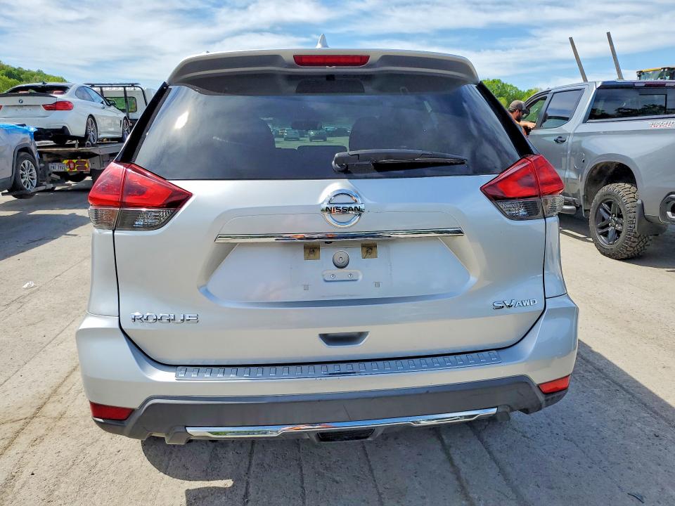 2017 Nissan Rogue VIN KNMAT2MVXHP595682 COPART salvage auction — HAIL, Pa - Certificate Of Salvage, sold $2,600 on 2026-07-16 (photo 6)