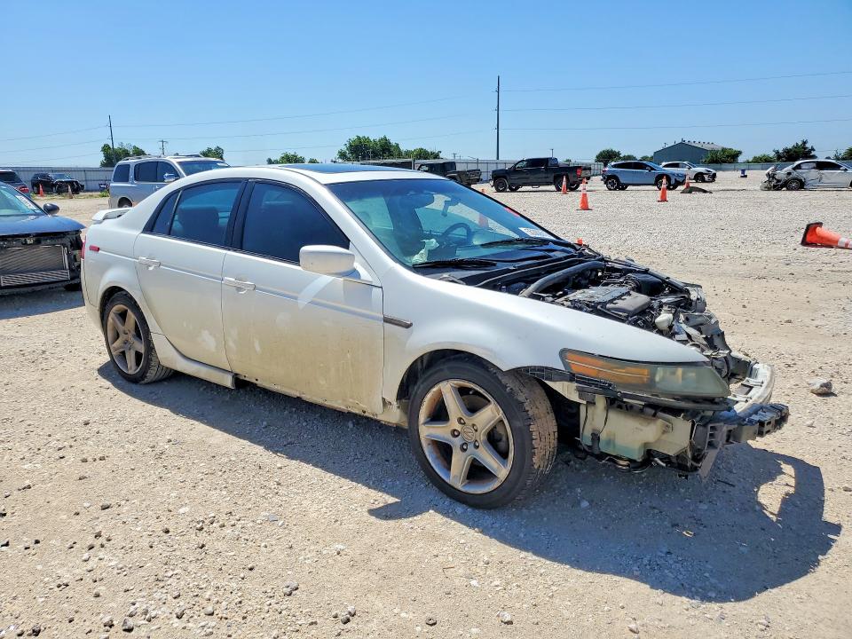 2004 Acura Tl VIN 19UUA66254A016416 COPART salvage auction — FRONT END, Tx - Salvage Vehicle Title, sold $100 on 2026-07-09 (photo 4)