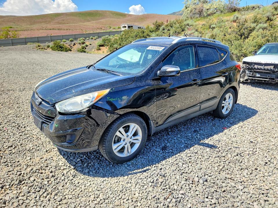2012 Hyundai VIN KM8JU3AC8CU407785 COPART salvage auction — FRONT END, Nv - Salvage Title, sold $1,200 on 2026-07-02 (photo 1)