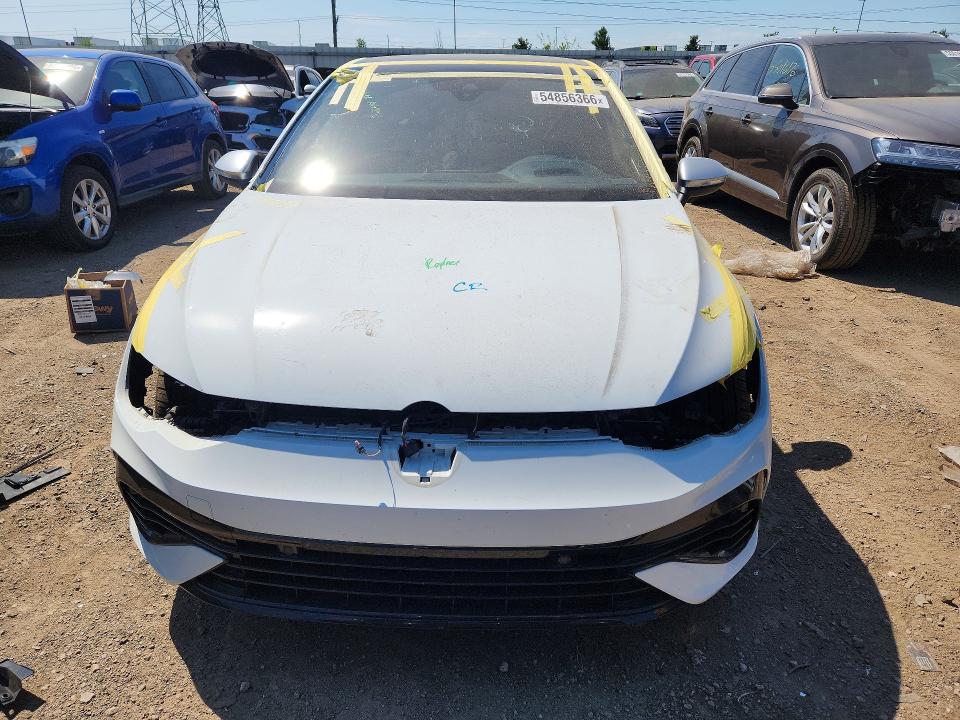 2022 Volkswagen Golf VIN WVWEB7CD4NW165450 COPART salvage auction — HAIL, IL - SALVAGE CERTIFICATE, sold $12,000 on 2026-07-07 (photo 5)