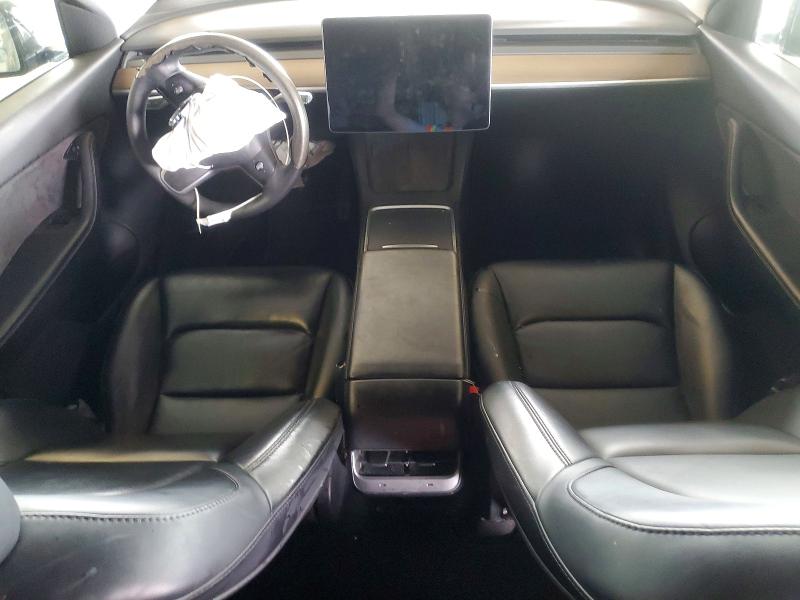 2021 Tesla Model y VIN 5YJYGAEE8MF138482 COPART salvage auction — FRONT END, CA - SALVAGE CERTIFICATE, sold $6,200 on 2026-07-13 (photo 8)