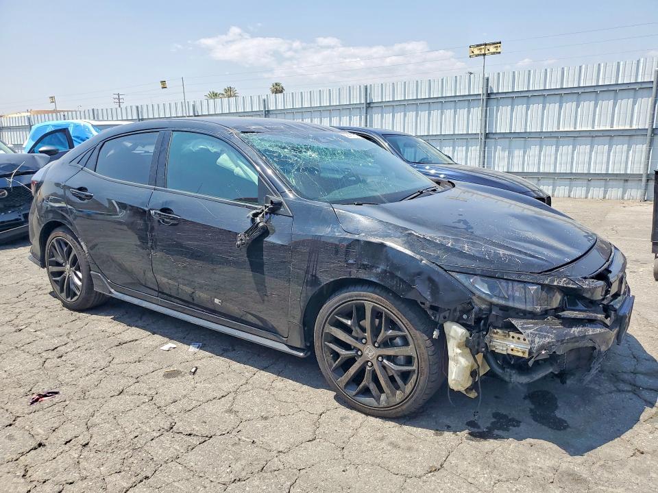 2021 Honda Civic VIN SHHFK7H40MU424417 COPART salvage auction — ROLLOVER, Ca - Salvage Certificate, sold $3,200 on 2026-07-02 (photo 4)