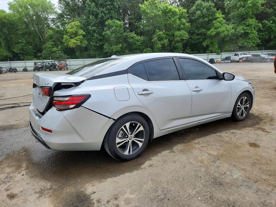 2021 Nissan Sentra VIN 3N1AB8CVXMY223522 COPART salvage auction — REAR END, La - Cert Of Title-Salvage, sold $3,300 on 2026-07-09 (photo 3)