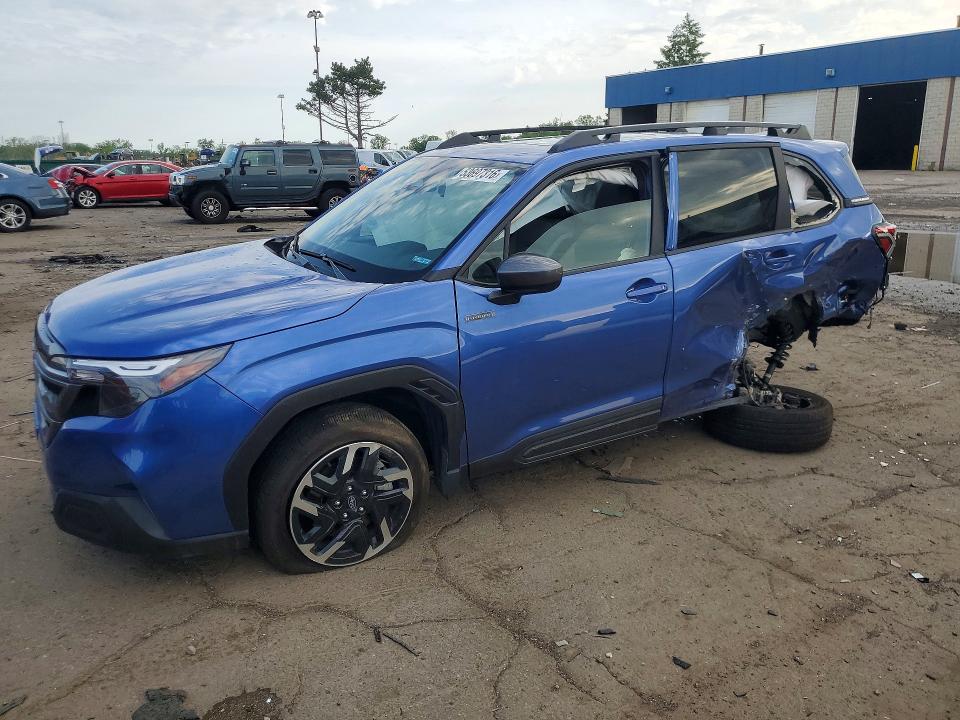 2025 Subaru Forester VIN JF2SLSED3SH450853 COPART salvage auction — REAR END, MI - CERT OF TITLE-SALVAGE VEHICLE, sold $500 on 2026-07-24 (photo 1)