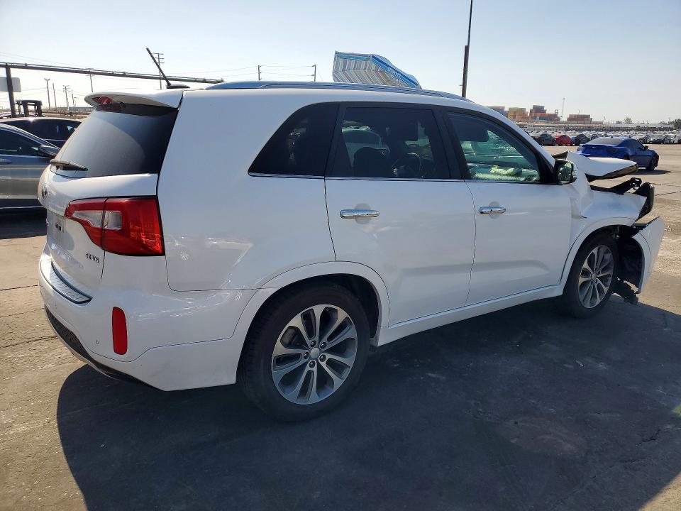 2015 Kia VIN 5XYKW4A70FG647382 COPART salvage auction — FRONT END, Ca - Salvage Certificate, sold $1,350 on 2026-07-15 (photo 3)