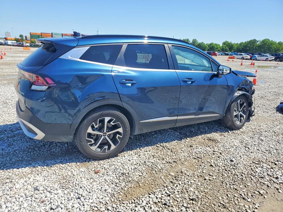 2025 Kia Sportage VIN KNDPVCDG8S7250671 COPART salvage auction — FRONT END, OH - CERT OF TITLE-SALVAGE, sold $10,500 on 2026-07-24 (photo 3)