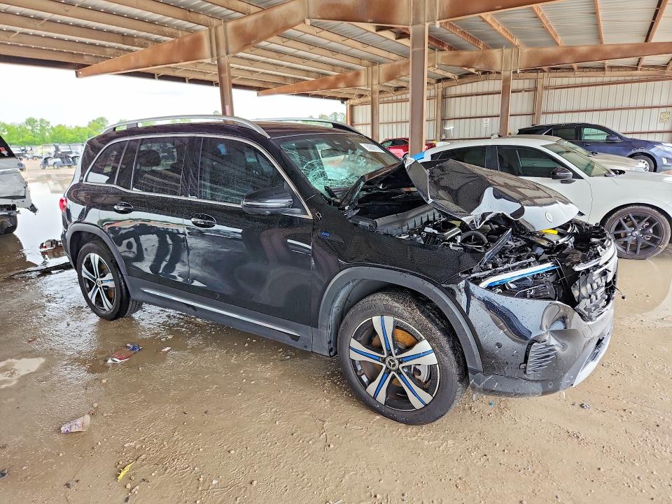 2023 Mercedes-benz Eqb VIN W1N9M0KB7PN025395 COPART salvage auction — FRONT END, Tx - Salvage Vehicle Title, sold $8,700 on 2026-07-10 (photo 4)