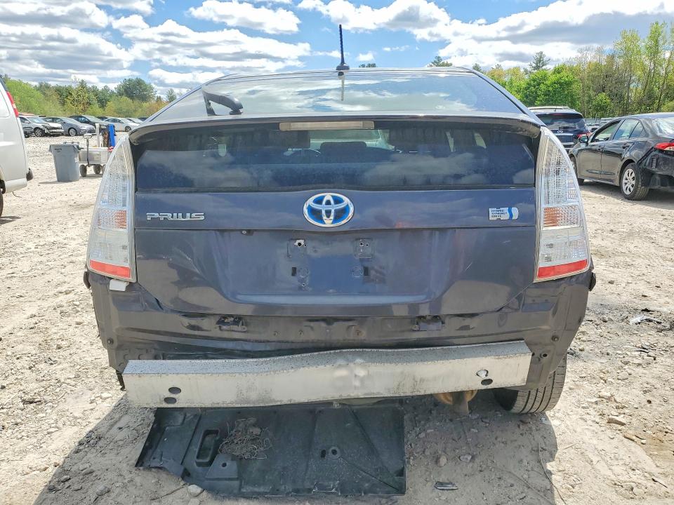2011 Toyota Prius VIN JTDKN3DU3B5302283 COPART salvage auction — REAR END, Ma - Cert Of Title-Reconstrctd Coll, sold $1,000 on 2026-07-09 (photo 6)