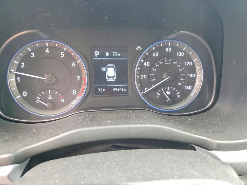 2020 Hyundai Kona VIN KM8K12AA4LU409345 COPART salvage auction — FRONT END, Tx - Salvage Vehicle Title, sold $3,450 on 2026-07-15 (photo 9)