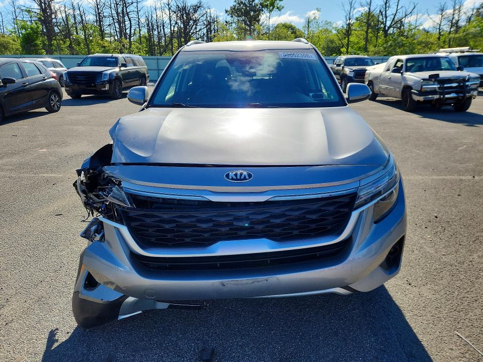 2021 Kia Seltos VIN KNDEUCAA6M7125312 COPART salvage auction — FRONT END, Ny - Mv-907A Salvage Certificate, sold $4,250 on 2026-07-13 (photo 5)