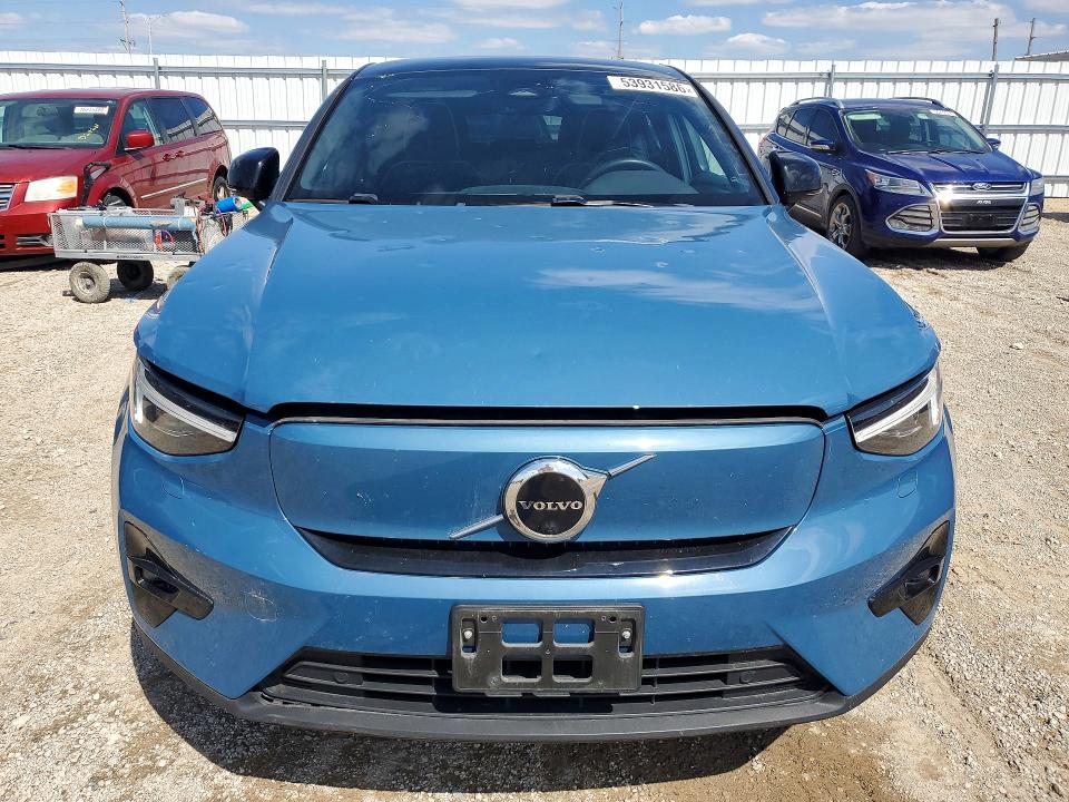 2022 Volvo C40 VIN YV4ED3GB1N2004408 COPART salvage auction — HAIL, Ia - Cert Of Title-Salvage Title, sold $14,800 on 2026-07-08 (photo 5)