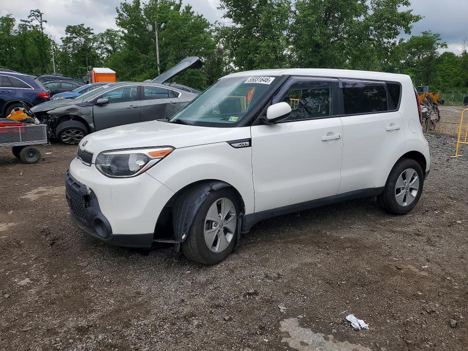 2016 Kia VIN KNDJN2A25G7303990 COPART salvage auction — VANDALISM, Md - Cert Of Salvage > 75% Damage, sold $825 on 2026-07-09 (photo 1)
