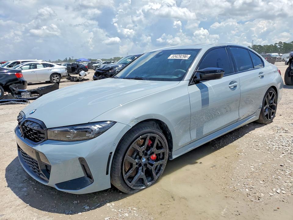 2025 BMW M340i VIN 3MW59FT08S8F83742 COPART salvage auction — WATER/FLOOD, FL - CERT OF TITLE-SLVG REBLD FLOOD, sold $25,000 on 2026-08-14 (photo 1)
