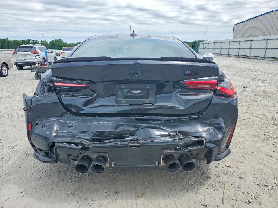 2022 BMW M4 VIN WBS33AZ02NCJ19017 COPART salvage auction — REAR END, Nc - Salvage Certificate Of Title, sold $25,500 on 2026-07-22 (photo 6)