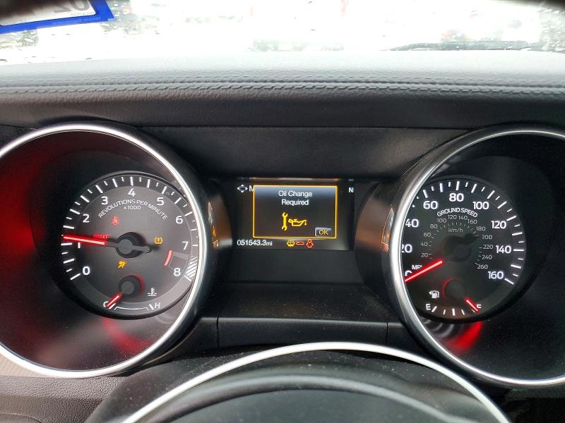 2020 Ford Mustang VIN 1FA6P8CF7L5183463 COPART salvage auction — FRONT END, TX - SALVAGE VEHICLE TITLE (P), sold $13,500 on 2026-07-09 (photo 9)