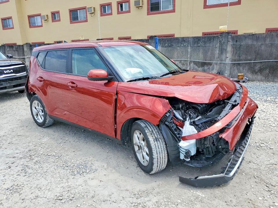 2025 Kia Soul VIN KNDJ23AU0S7252827 COPART salvage auction — FRONT END, Fl - Certificate Of Destruction, sold $2,400 on 2026-07-13 (photo 4)