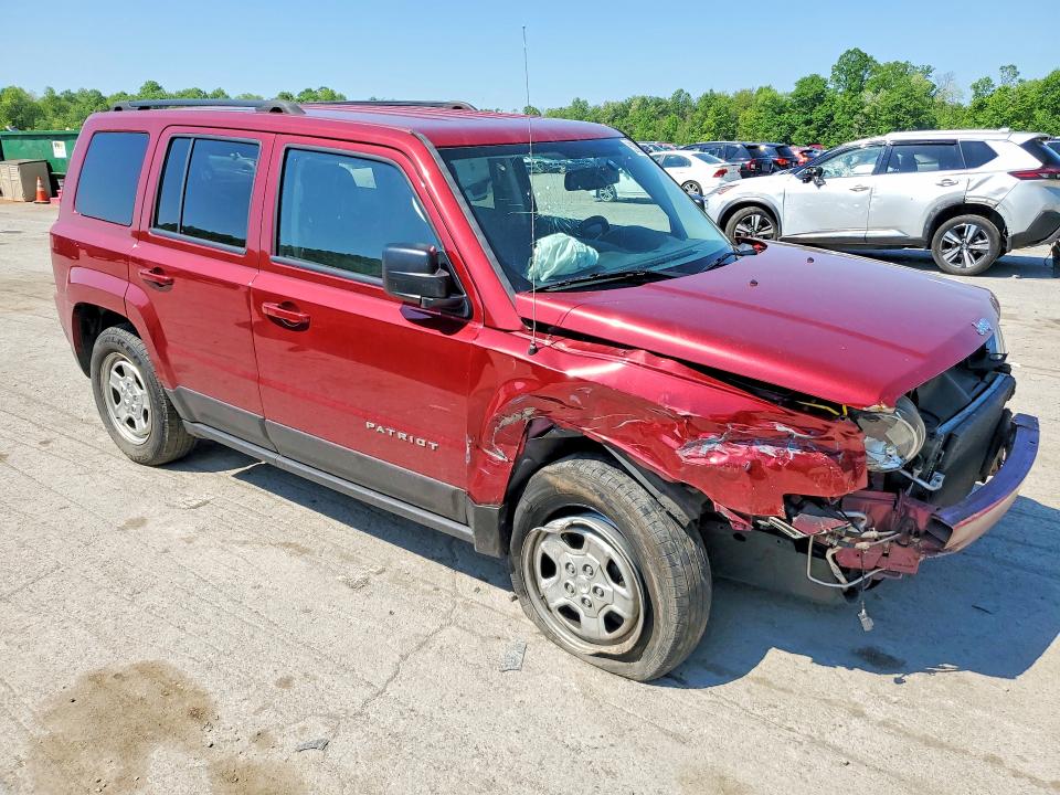 2016 Jeep Liberty (patriot) VIN 1C4NJPBA8GD744367 COPART salvage auction — FRONT END, PA - CERTIFICATE OF SALVAGE, sold $550 on 2026-07-02 (photo 4)