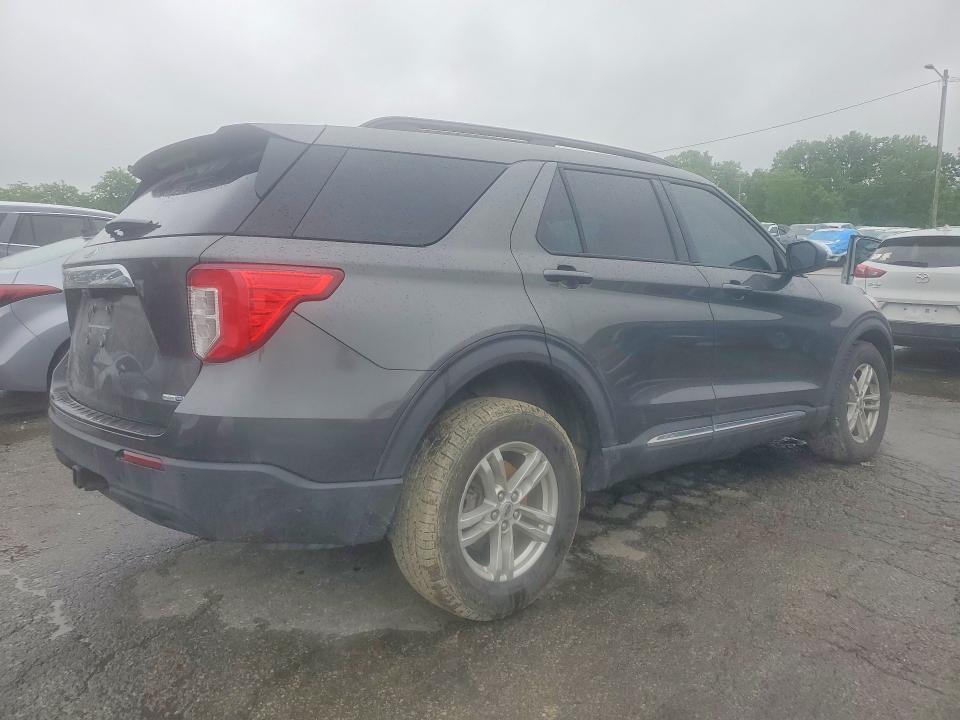 2020 Ford Explorer VIN 1FMSK8DH9LGA68807 COPART salvage auction — FRONT END, KY - CERT OF TITLE-SALVAGE, sold $7,800 on 2026-07-30 (photo 3)