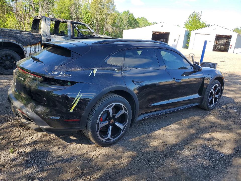 2025 Porsche Taycan VIN WP0BB2Y19SSA73129 COPART salvage auction — REAR END, On - Permit No Brand - Unfit, sold $30,000 on 2026-07-21 (photo 3)