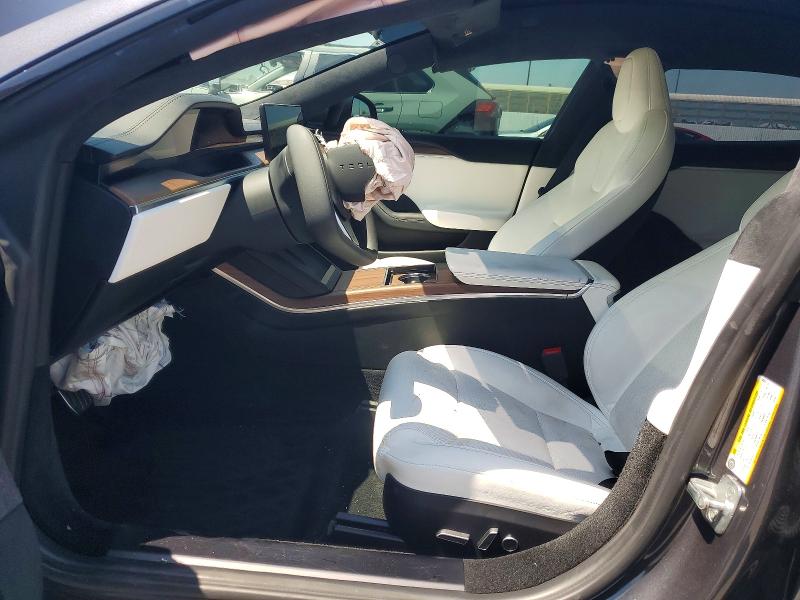 2021 Tesla Model s VIN 5YJSA1E58MF434352 COPART salvage auction — FRONT END, Ca - Salvage Certificate, sold $8,200 on 2026-07-21 (photo 7)