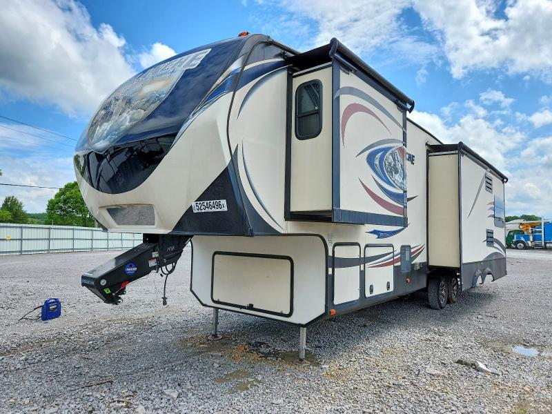 2015 Keystone Avalanche VIN 4YDF34323FE760082 COPART salvage auction — HAIL, TN - SALVAGE CERTIFICATE, sold $6,200 on 2026-07-06 (photo 2)