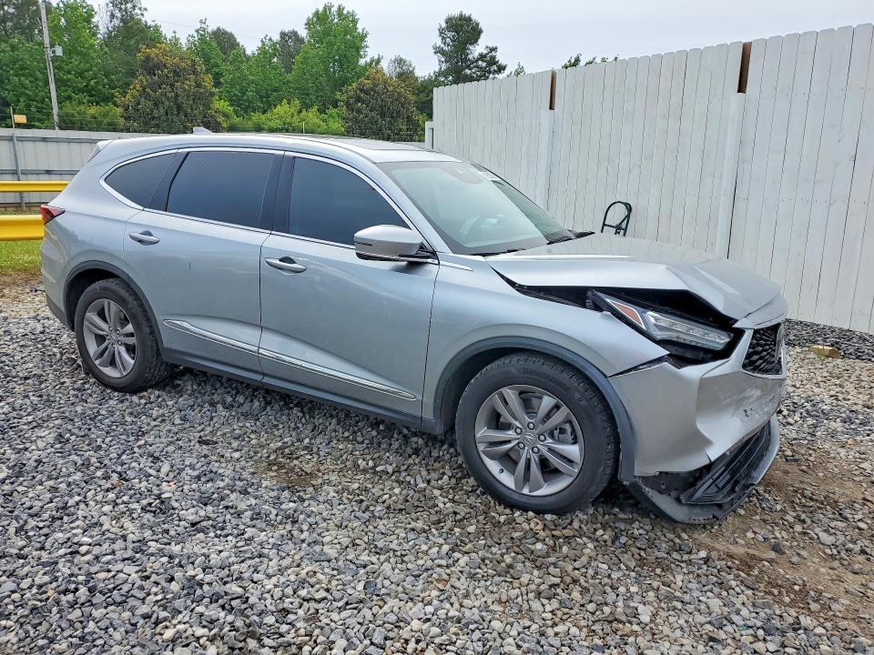 2024 Acura Mdx VIN 5J8YE1H33RL014500 COPART salvage auction — FRONT END, TN - SALVAGE CERTIFICATE, sold $8,600 on 2026-07-30 (photo 4)