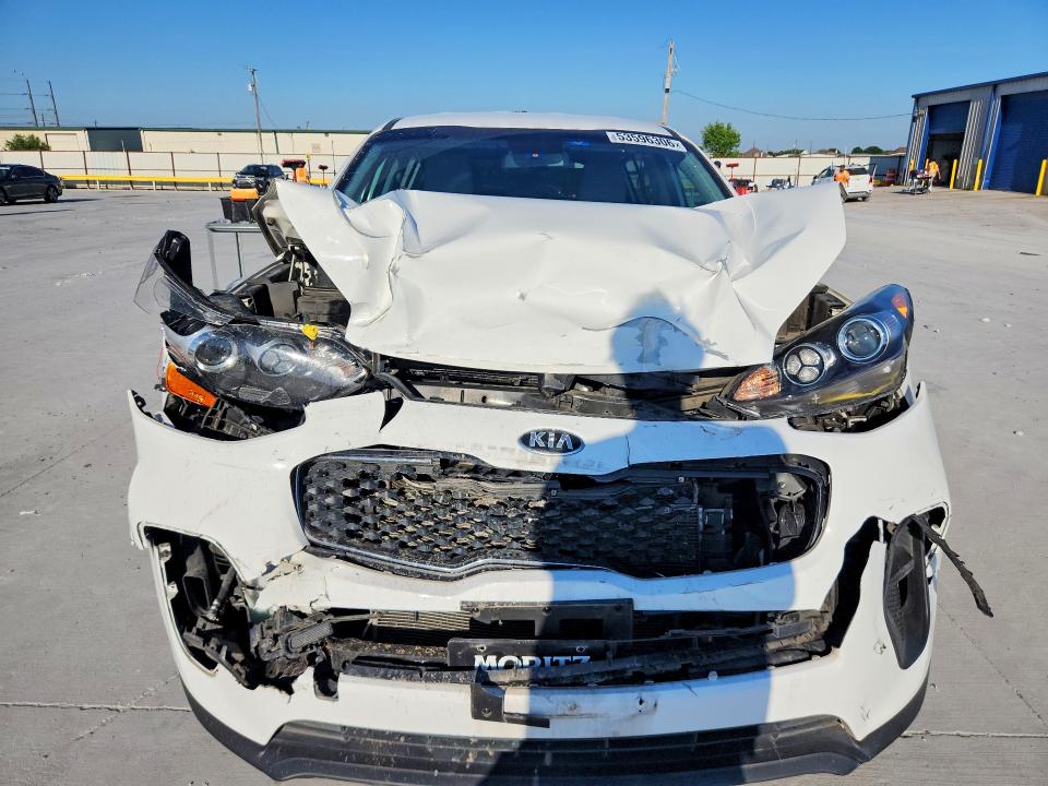 2018 Kia Sportage VIN KNDPM3AC9J7447335 COPART salvage auction — FRONT END, Tx - Salvage Vehicle Title, sold $3,100 on 2026-07-10 (photo 5)