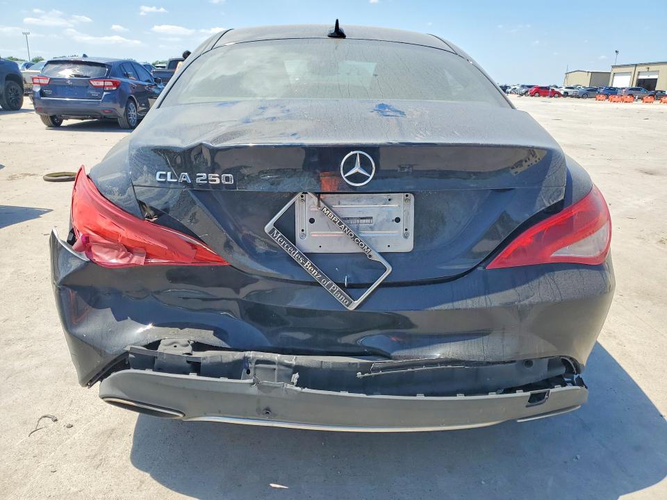 2018 Mercedes-benz Cla-klasse VIN WDDSJ4EBXJN509286 COPART salvage auction — REAR END, Tx - Salvage Vehicle Title, sold $1,350 on 2026-07-30 (photo 6)