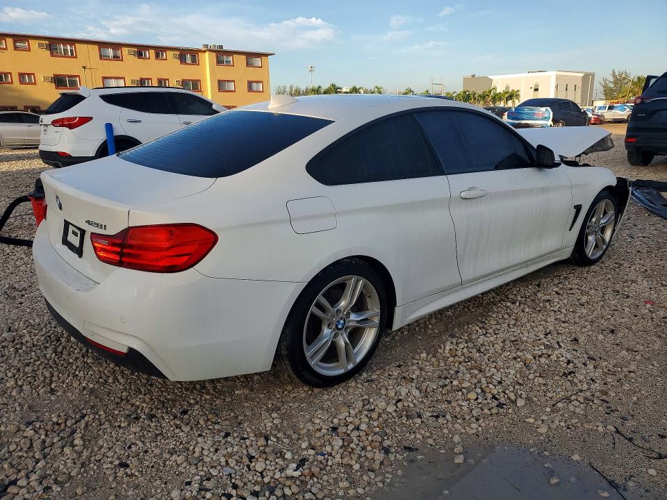 2015 BMW 4er VIN WBA3N3C57FK232452 COPART salvage auction — FRONT END, Fl - Cert Of Title Slvg Rebuildable, sold $3,250 on 2026-08-04 (photo 3)