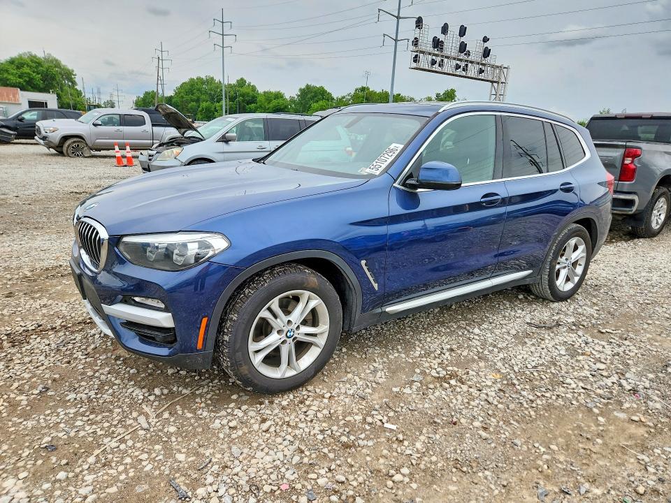 2018 BMW X3 VIN 5UXTR9C57JLD71852 — COPART salvage auction photo