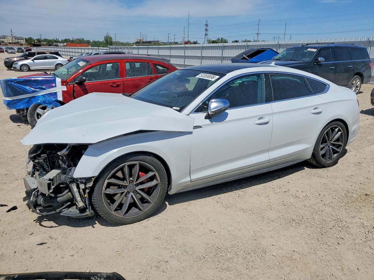 2018 Audi S5 VIN WAUC4CF53JA011167 — COPART salvage auction photo