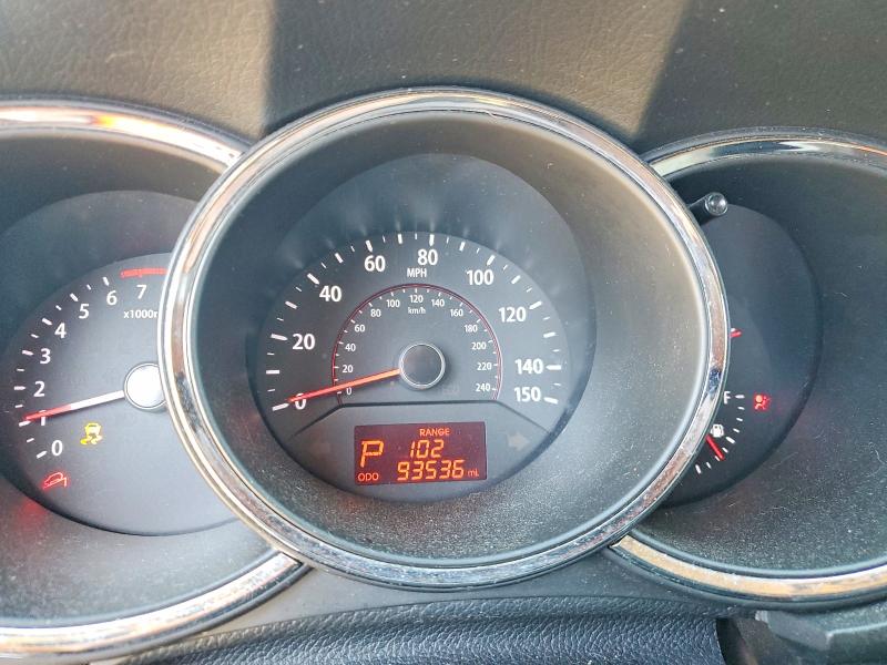 2012 Kia Sorento VIN 5XYKT3A63CG309027 COPART salvage auction — FRONT END, Va - Cert Of Title - Salvage, sold $1,400 on 2026-07-28 (photo 9)