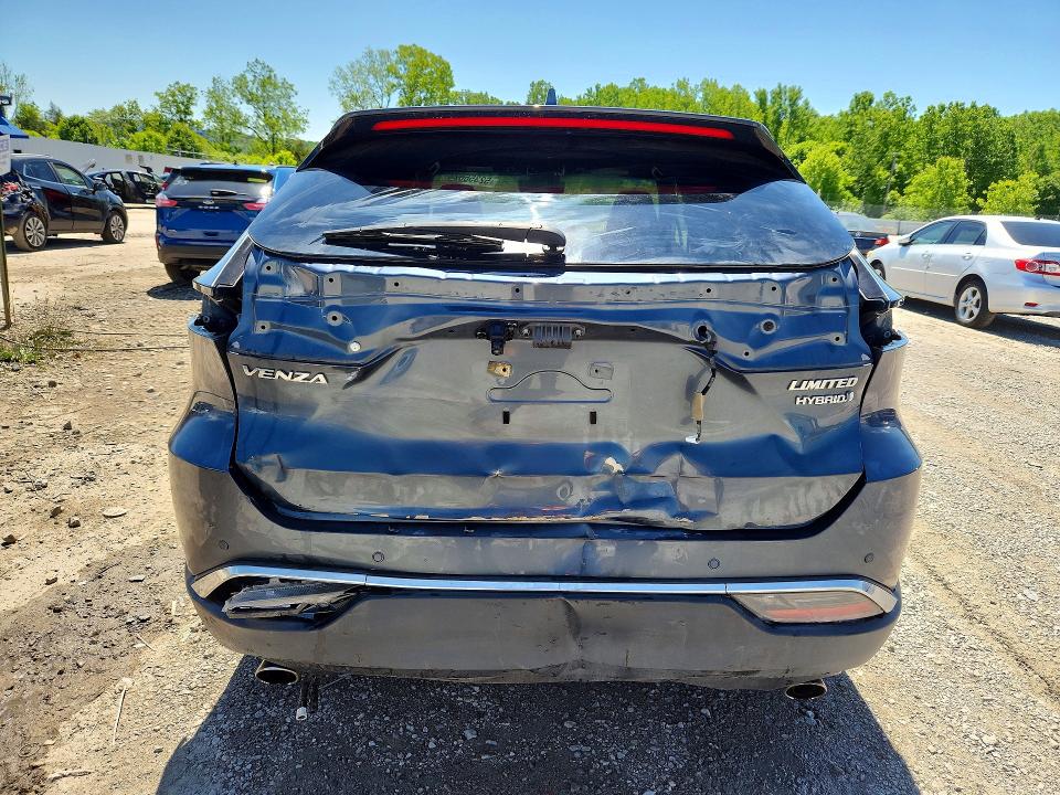 2021 Toyota Venza VIN JTEAAAAH7MJ004537 COPART salvage auction — REAR END, In - Cert Of Title-Salvage Title, sold $9,600 on 2026-07-24 (photo 6)