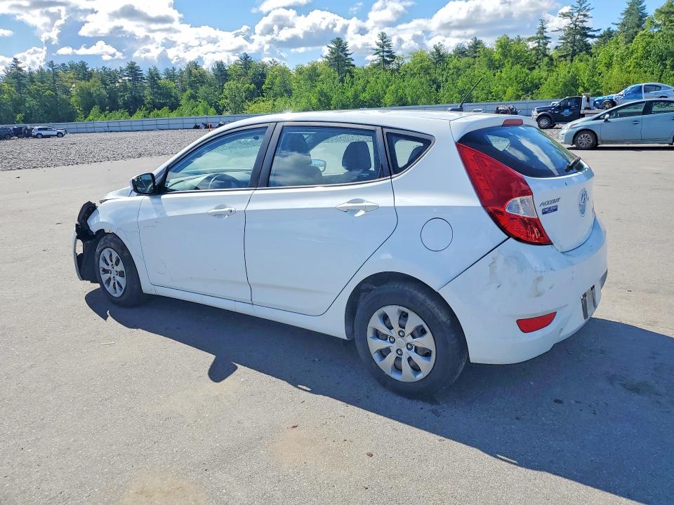 2016 Hyundai Accent VIN KMHCT5AE7GU289761 COPART salvage auction — FRONT END, Me - Cert Of Title-Salvage Collisio, sold $175 on 2026-07-15 (photo 2)