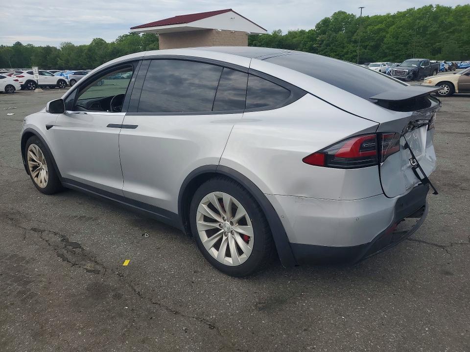 2017 Tesla Model x VIN 5YJXCBE28HF035121 COPART salvage auction — REAR END, Ri - Salvage Certificate Of Title, sold $3,900 on 2026-07-21 (photo 2)