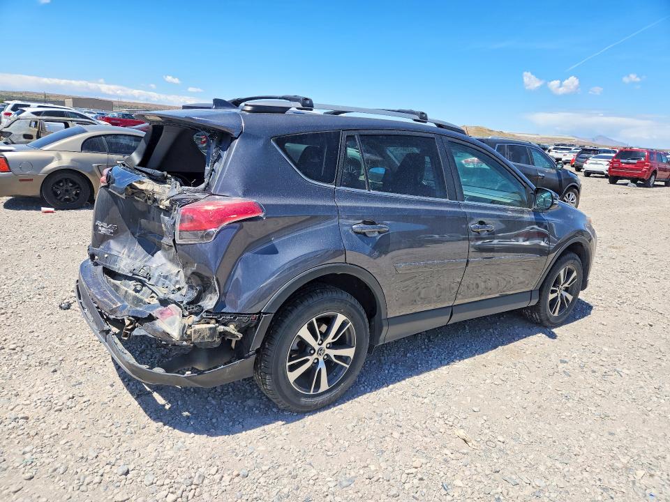 2018 Toyota VIN 2T3RFREV8JW853841 COPART salvage auction — REAR END, UT - SALVAGE CERTIFICATE, sold $4,700 on 2026-07-03 (photo 3)
