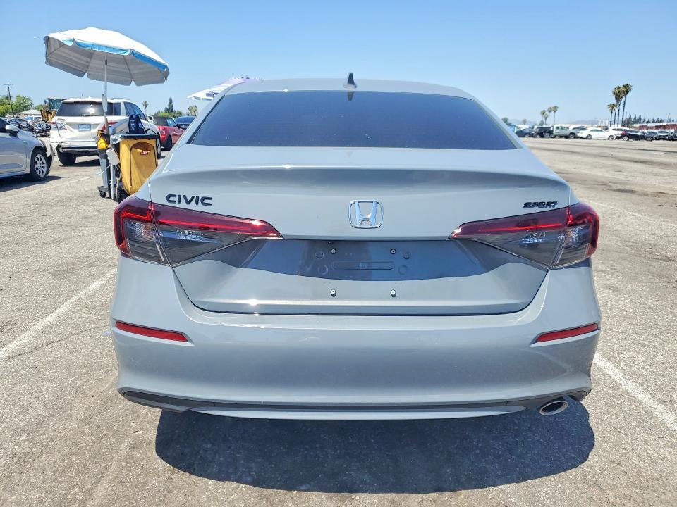 2026 Honda Civic VIN 2HGFE2F54TH552466 COPART salvage auction — FRONT END, Ca - Salvage Certificate, sold $10,000 on 2026-08-25 (photo 6)