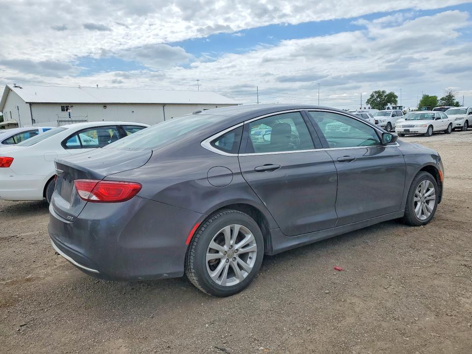 2015 Chrysler 200 VIN 1C3CCCAB3FN605183 COPART salvage auction — HAIL, Ia - Cert Of Title-Salvage Title, sold $1,050 on 2026-07-10 (photo 3)