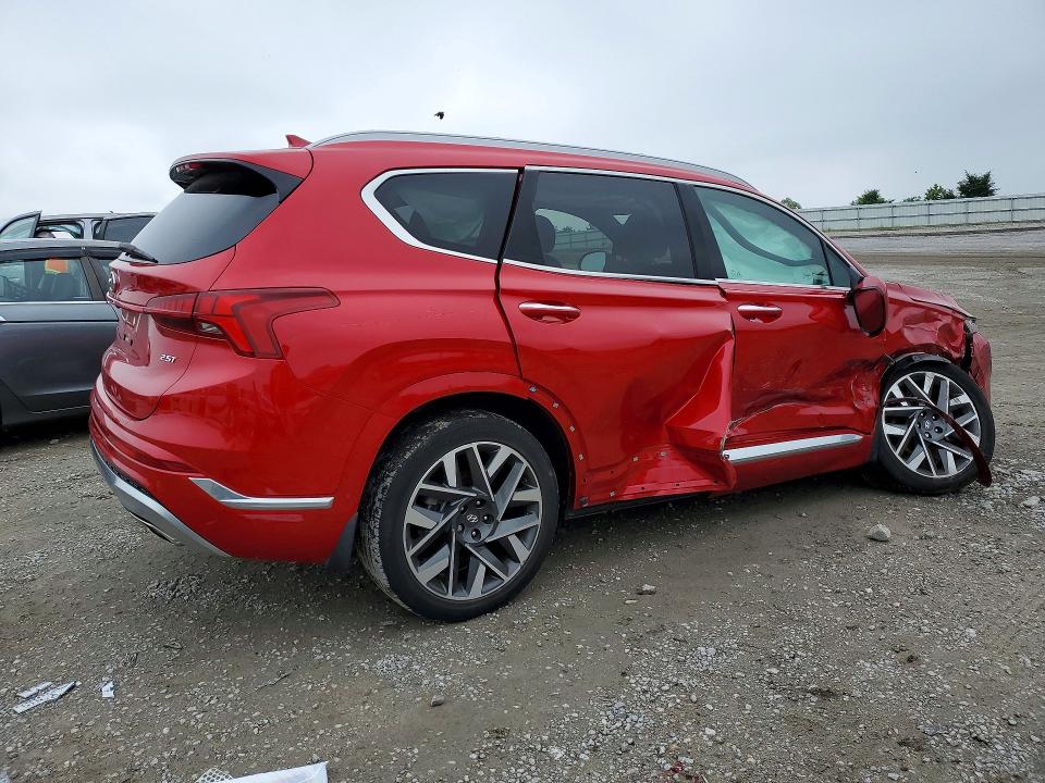 2022 Hyundai Santa fe VIN 5NMS54AL8NH440193 COPART salvage auction — SIDE, Tn - Salvage Certificate, sold $9,000 on 2026-07-09 (photo 3)